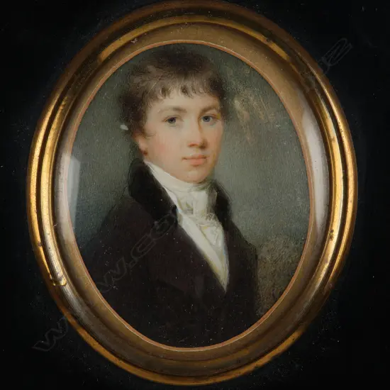 Unidentified artist (England. c.1795) portrait miniature,